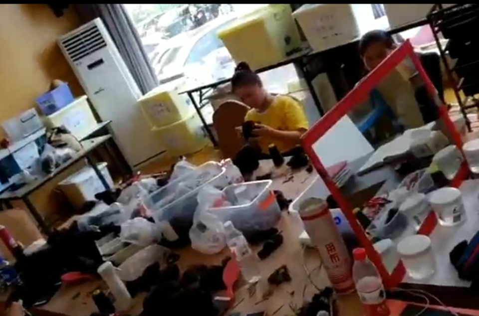 影视班钩织实践